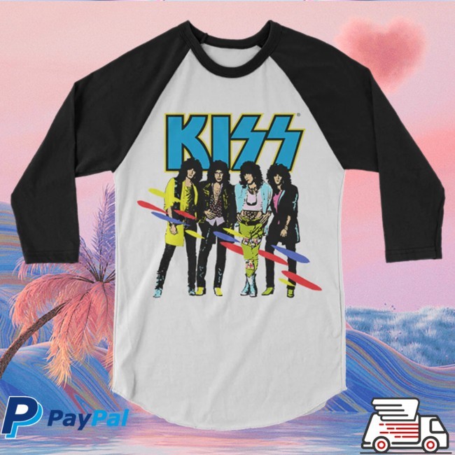 Official ’85 – 86’ World Tour Raglan Long Sleeve Tee - Kiss
