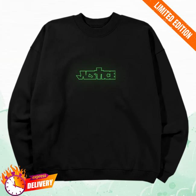 Official Justin Bieber Merch Store Shop Justin Bieber Justice Glow Crewneck JustinBieber Apparel Clothing