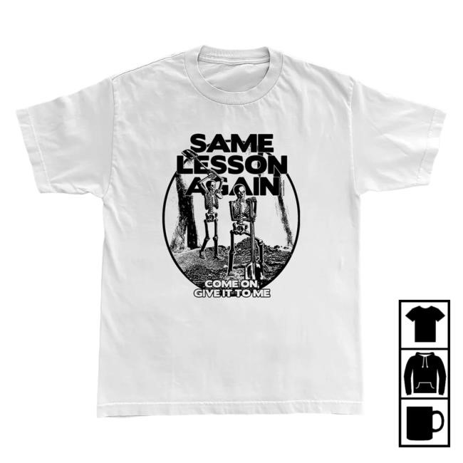 Paramore Merch Store Paramore Same Lesson Again / Thick Skull Shirts