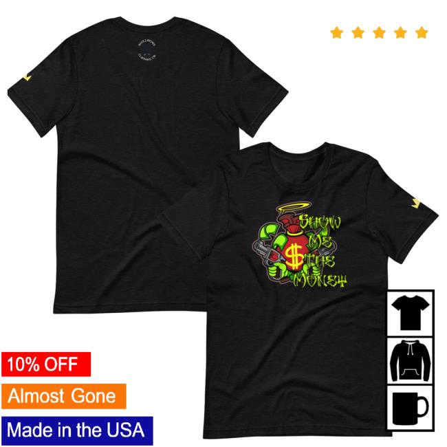 Rags 2 Riches Apparel Shop Store Merch Show Me The Money Black Top Shirt