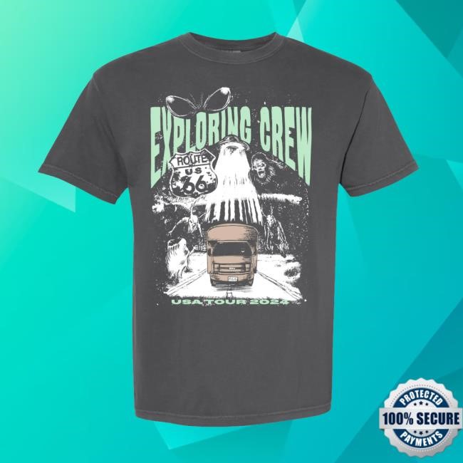 Exploring Bus USA Tour 2024 Shirt Exploring With Josh Merch