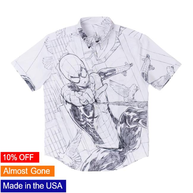 Official Rsvlts Spider-Man Surfing Hawaii Top Shirt