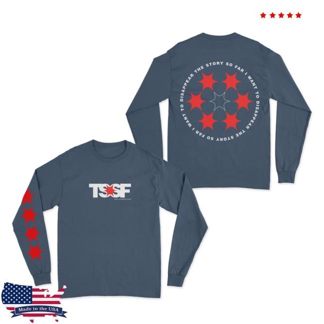 Navy Poofs L/S Shirt - The Story So Far Merch Shop Navy Poofs LS - The Story So Far Merch Shop