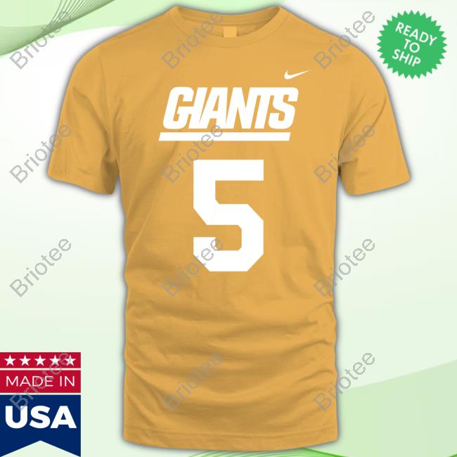 Giants 5 T Shirt Giants 5 Shirt Jordan Raanan