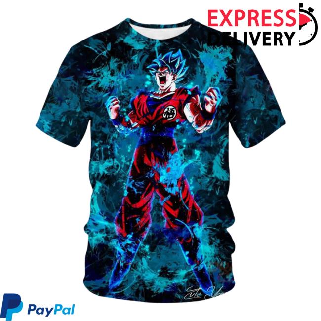 Dragon Ball Z Clothing Goku Symbol New Shirt Anime