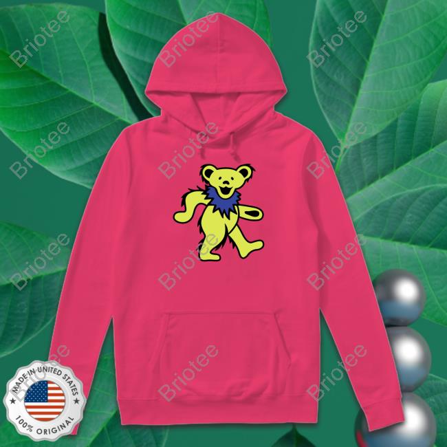 Official Grateful Dead Classic Navy With Yellow Bear Long Sleeve