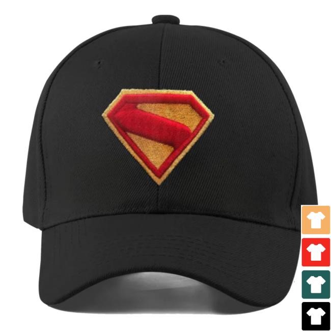 DC Official Merch Store Superman (2025 Movie) Theatrical Logo New Era 9Forty Adjustable Retro Hat DC Shop Clothing