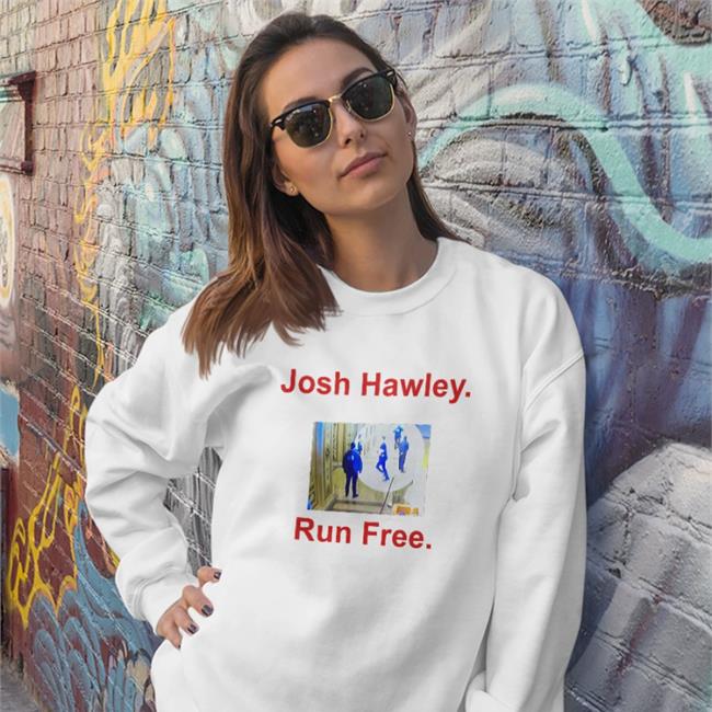 Flexghost Josh Hawley Run Free Shirts Josh Hawley Merch