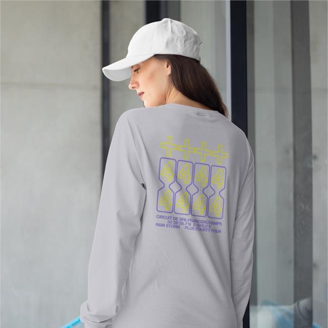 Lewis Hamilton Plus44 Merch +44 Minimal Enginel Long Sleeve