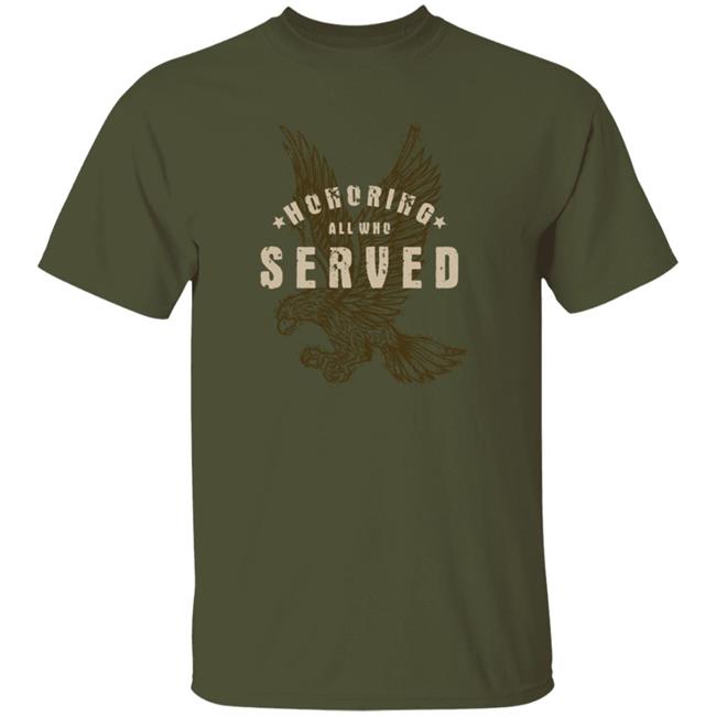 Demolition Ranch Merch Veteran's Day 2021 T Shirt Honoring All Who Served