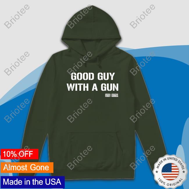 Official Ameican First Sebastian Gorka Shop Good Guy With A Gun Sweatshirt