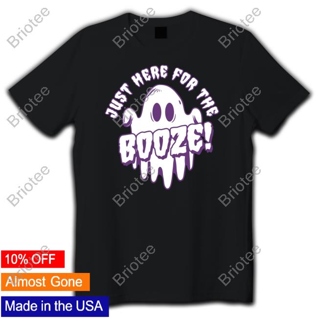 Bunkerbranding Merch Just Here For The Booze Long Sleeve Shirt