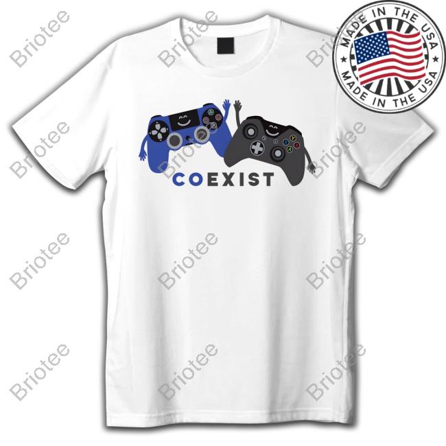 Coexist Xbox Console Wars Dangerous Spacetime Shirt 2023