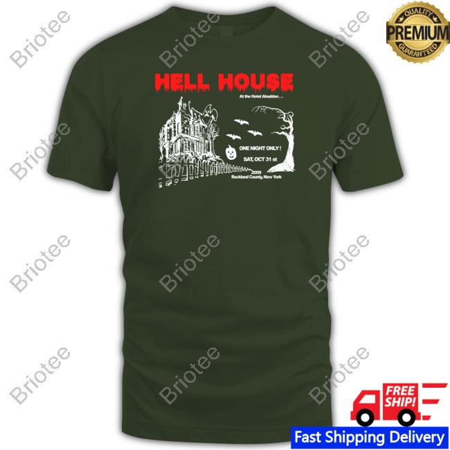 Official Razors Merch Hotel Abaddon Souvenir I Survived The Opening Night Of Hell House Shirt