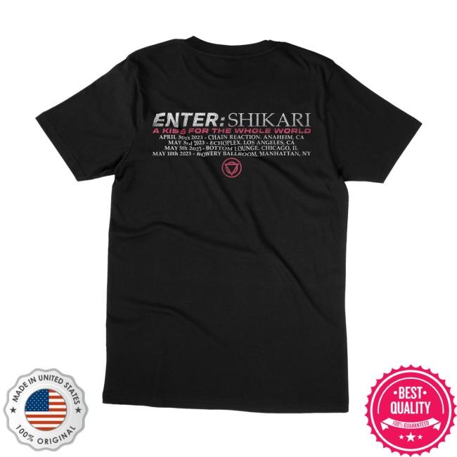 AKFTWW Dots USA Tour Tee Shirt - Enter Shikari