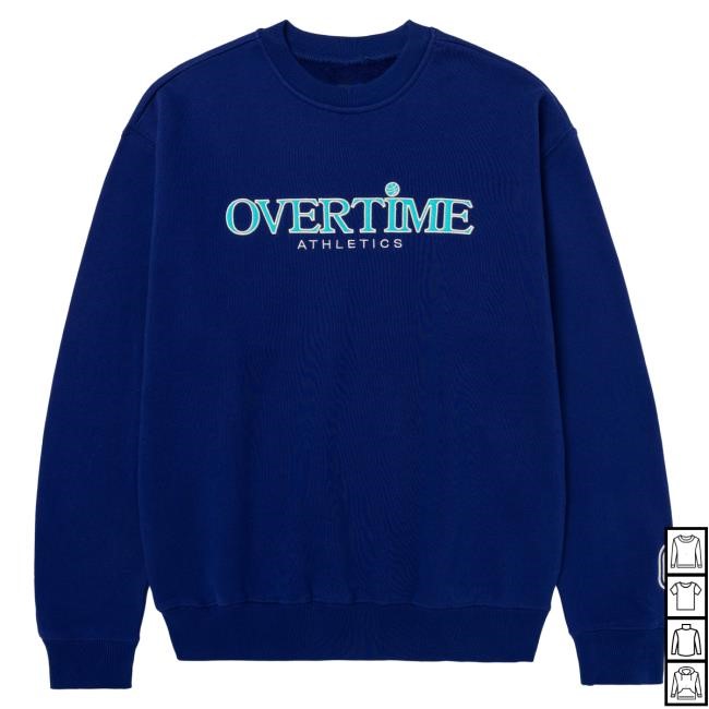 Official Overtime Tv Merch Store Shop Over Time Vintage Crew neck Sweatshirt