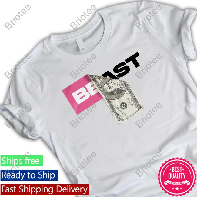 Official Mr Beast Merch Dollar Bill T Shirt