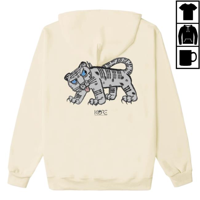 Official Kore Limited Merch Store KoreLimited White Tiger Sweaters (Cream) Kore Limited Apparel Clothing Shop