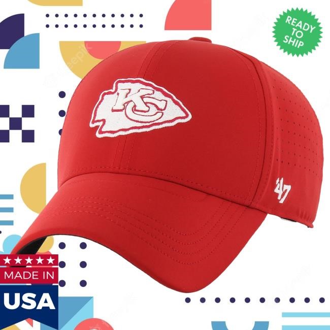'47 Kansas City Chiefs Red Vent MVP NFL Football Cap Official Kansas City Chiefs NFL Football Red Vent MVP Hat