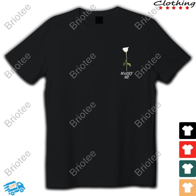 Official Marry Me Black Album Shirt Official Marry Me Black Album Shirt