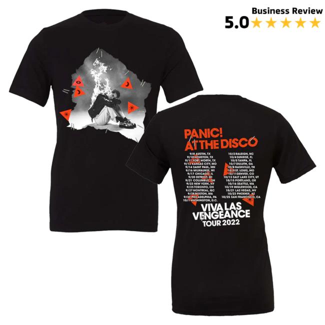 Official Panic! at the Disco Merch Store Panic! At The Disco Admat Tour T-Shirt