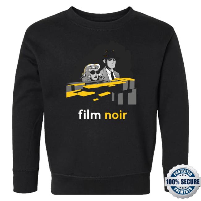 Official Super Yaki Shop Super Yaki & 'Lil Cinephile Present: Film Noir Popover Sweatshirt