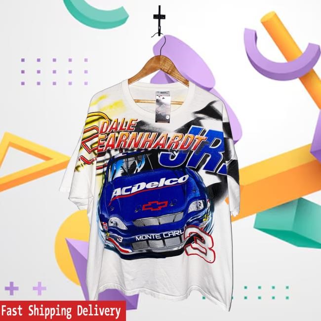 Gratefulthreadsny Vintage Dale Earnhardt Jr. Adelco Aop Tee Shirt