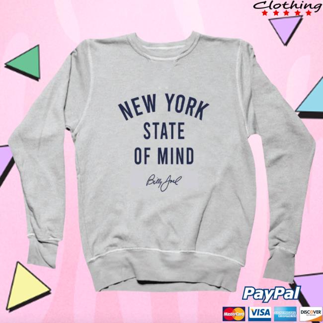 Official Billy Joel Merch Store Billy Joel "NYSOM" Sweatshirt Billy Joel Shop BillyJoel
