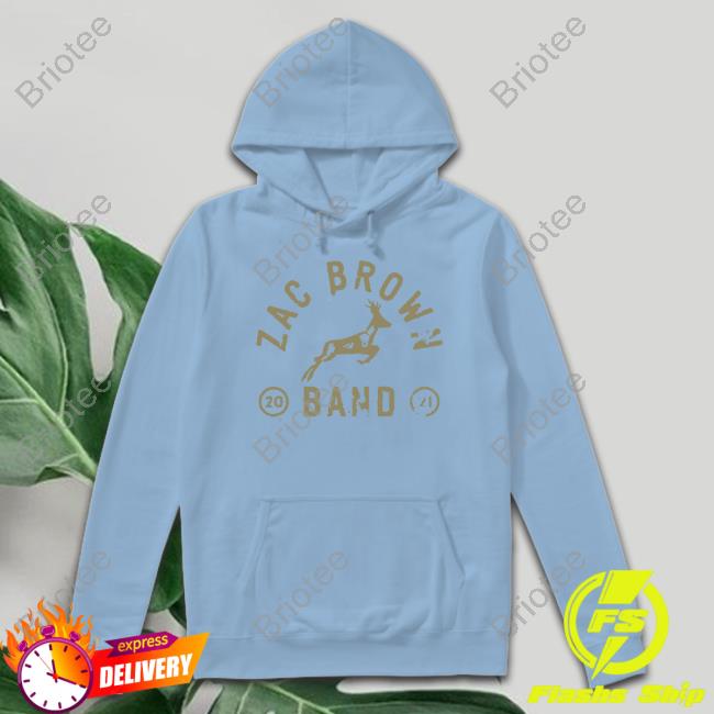 Zac Brown Band Merch Deer Hooded Sweatshirt Zacbrownband