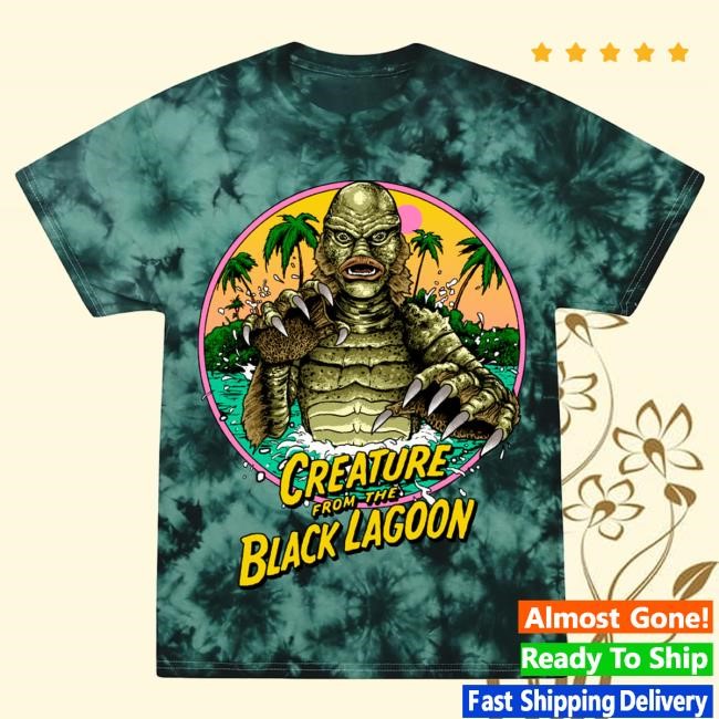 Cavitycolors Creature From The Black Lagoon: Beachside Creepin’ - Tie-Dye New Tee