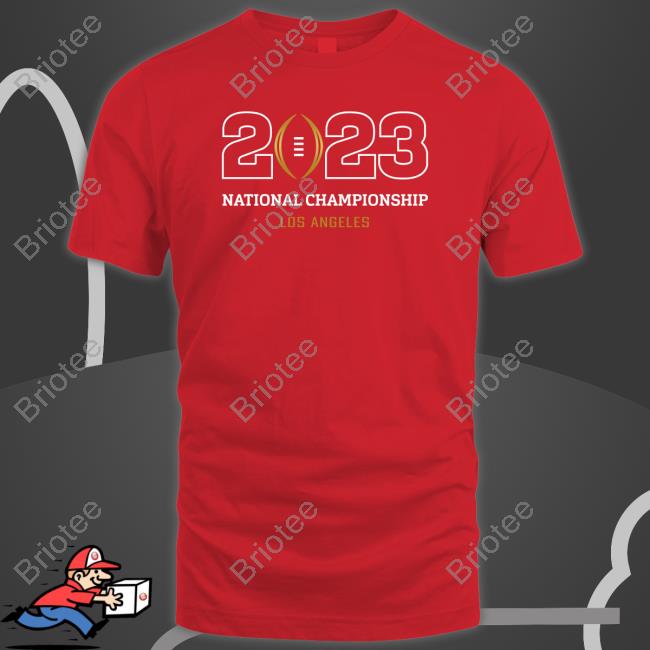 2023 National Championship Los Angeles Black Tee Shirt Shop Collegefootballplayoff Merch