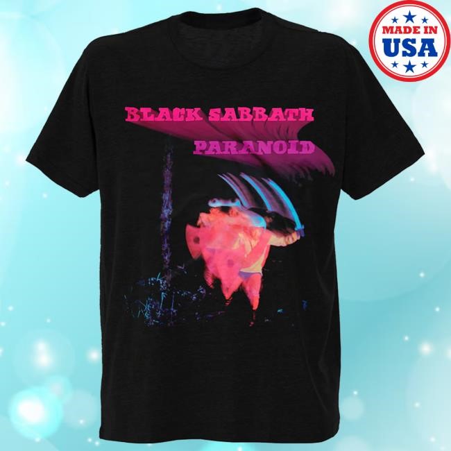 Black Sabbath Official Apparel Shop Store Paranoid S/s Shirt - Black Sabbath