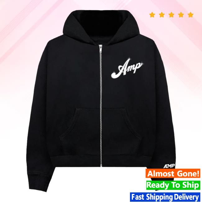 Official Amp Merch Retro Long Sleeve T Shirt