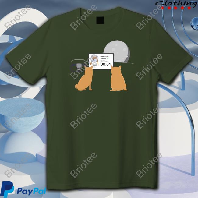 Official Teslaconomics Store Doge Mode Enabled Long Sleeve Tee