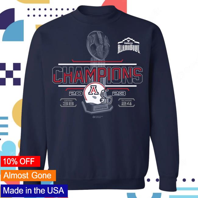 Official Alamo Bowl Merch Store Alamo Bowl 2023 Valero Alamo Bowl Champions Score Navy Shirt Alamo Bowl Merchandise Alamobowl Apparel Clothing Shop