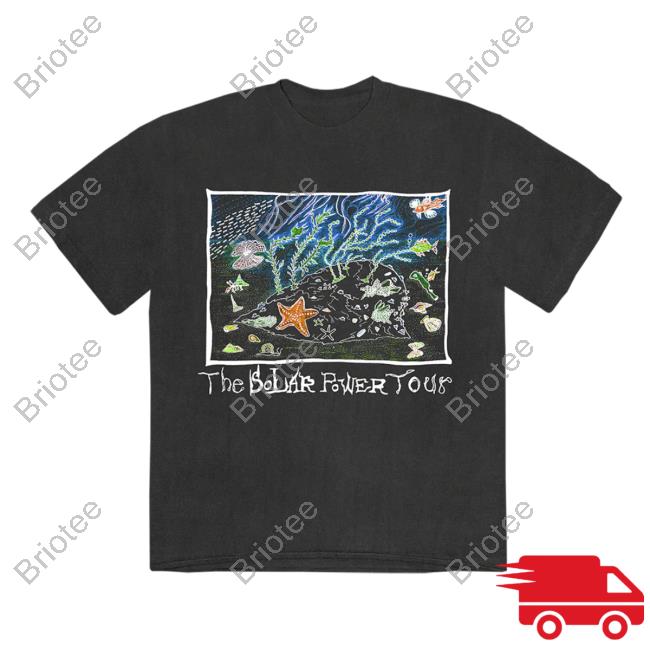 Aquarium Washed Tee The Solar Power Tour