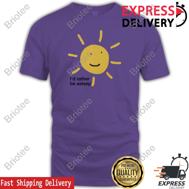 Shitheadsteve Merch I'd Rather Be Asleep Long Sleeved T Shirt
