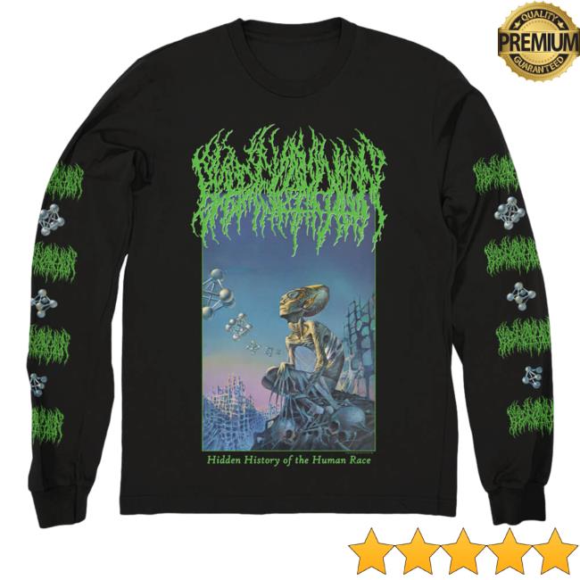 Official Blood Incantation Merch Hidden History Of The Human Race Sweatshirt