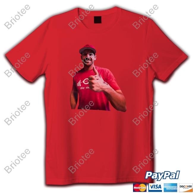 Joey Votto Wearing Spencer Steer With Like Hand Tee