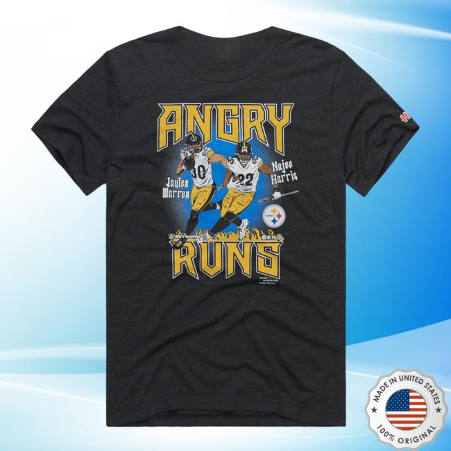 Official Homage Merch Store Angry Runs Steelers Warren And Harris Tee Shirt