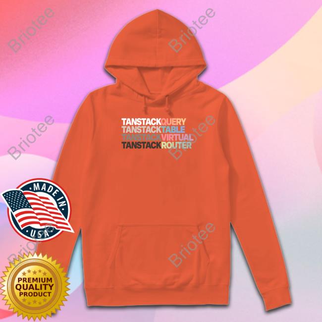 Tanstack Query Tanstack Table Tanstack Virtual Tanstack Router Shirt Black