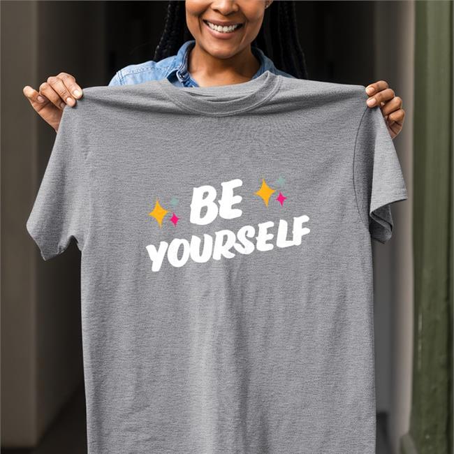 The Onion Be Yourself Tee Shirt Child Not Quite Confident Enough To Pull Off Be Yourself