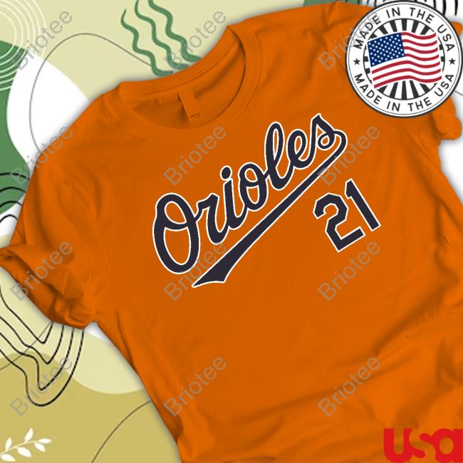 Official Orioles Austin Hays 21 Graphic Tees Baltimore Orioles