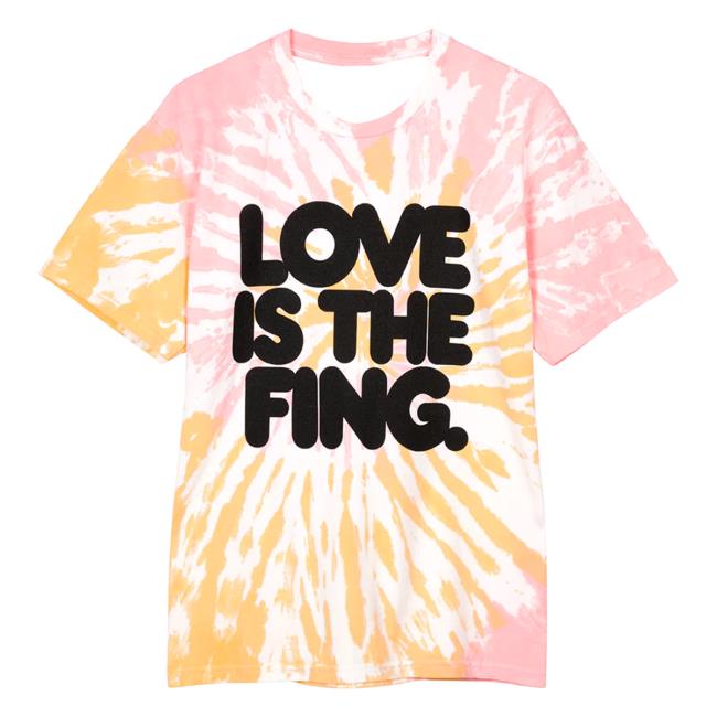 Official Idles Band Merch Store Shop Love Is The Fing Tie-Dye T-Shirt IdlesBand