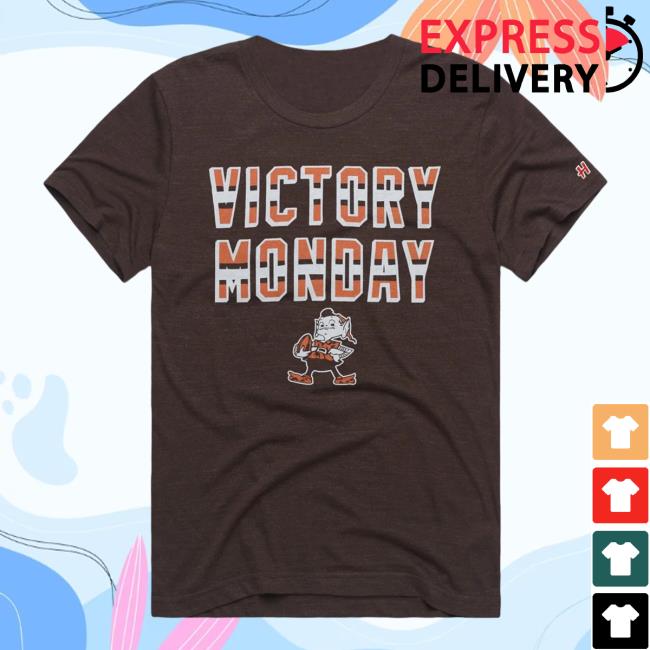 Homage Cleveland Browns Victory Monday T-Shirt