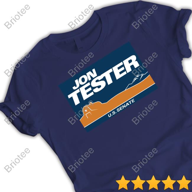 Jon Tester Merch Jon Tester U.S. Senate Logo T Shirt