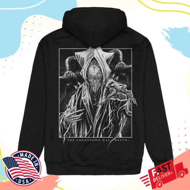 In Flames Countdown Zip Up Hood In Flames Merch Shop