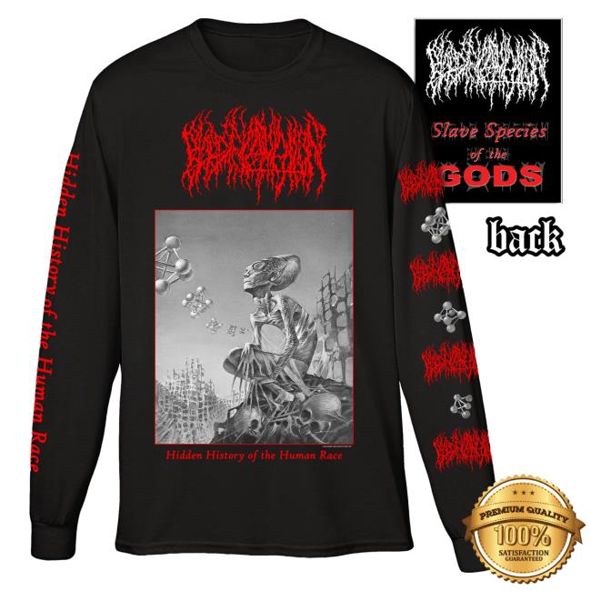 Official Holy Mountain Printing Merch Blood Incantation Hidden History Of The Human Race Sweater