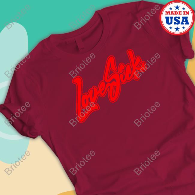 Love Sick Logo Black Crewneck Sweatshirt