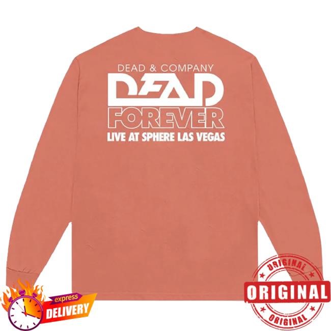 Dead And Company Store Merch Bertha 2025 Sphere Long Sleeve Tshirt